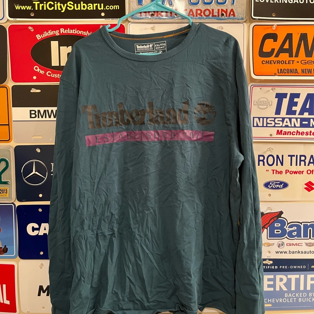 Timberland Long-Sleeve Logo Tee- XXL/Like New!